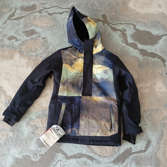 NWT Quiksilver Telluride 1‎ Day Child Lift Ticket Jacket - Picture 1 of 7